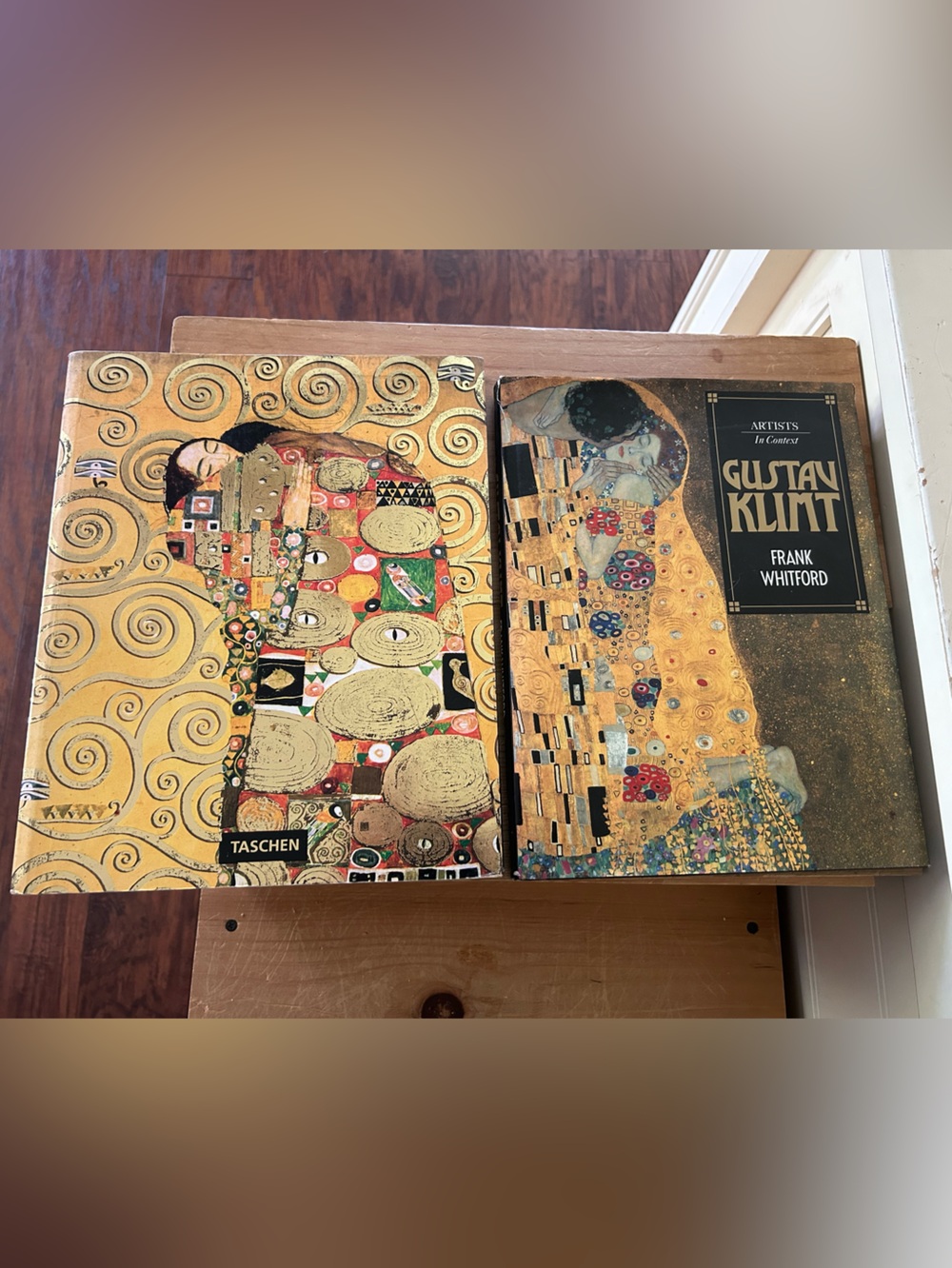 Taschen Gustav Klimt Prints - Gold and Black Decorative Covers
